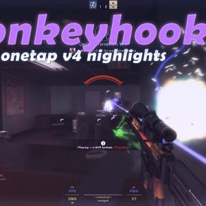 monkeyhook. // onetap v4 highlights